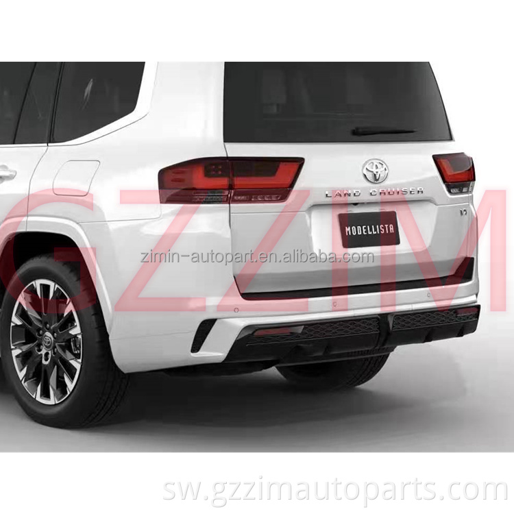 Gari Auto Accessories Mbele na Nyuma Bumper Lip Mona Lisa Kit Kit kwa LC300